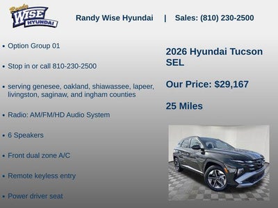 2026 Hyundai Tucson SEL FWD