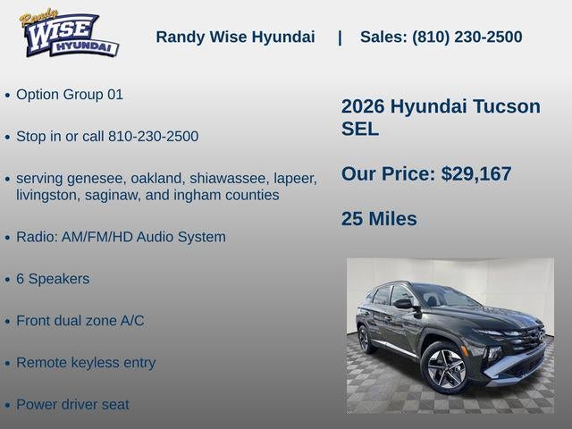 2026 Hyundai Tucson SEL FWD