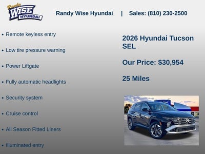 2026 Hyundai Tucson SEL AWD