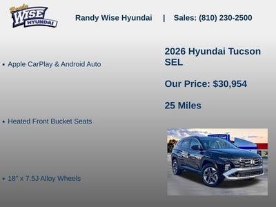 2026 Hyundai Tucson SEL AWD