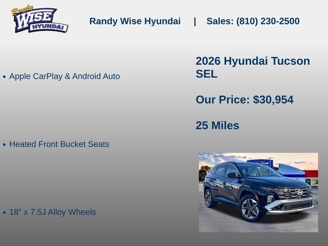 2026 Hyundai Tucson SEL AWD