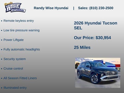 2026 Hyundai Tucson SEL AWD