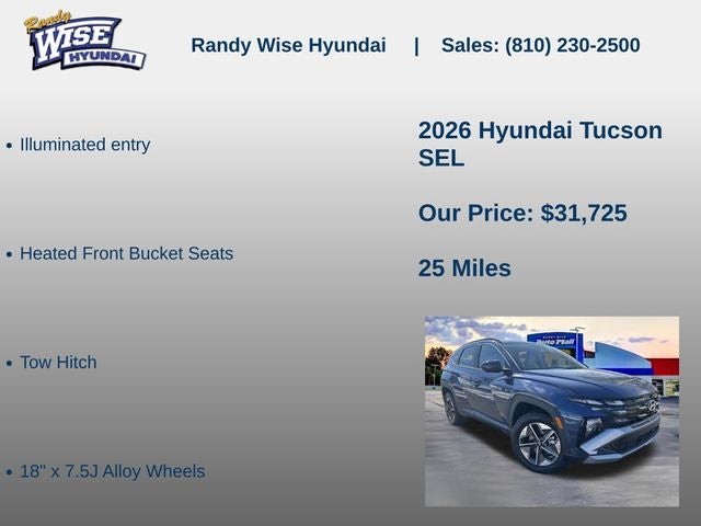 2026 Hyundai Tucson SEL AWD