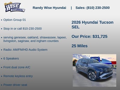 2026 Hyundai Tucson SEL AWD