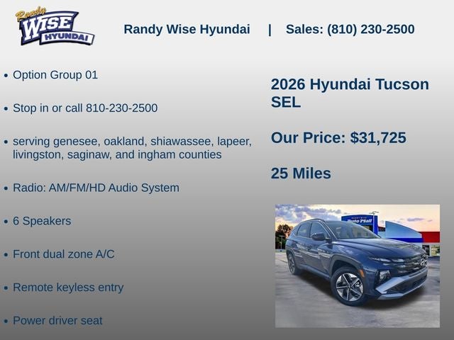 2026 Hyundai Tucson SEL AWD