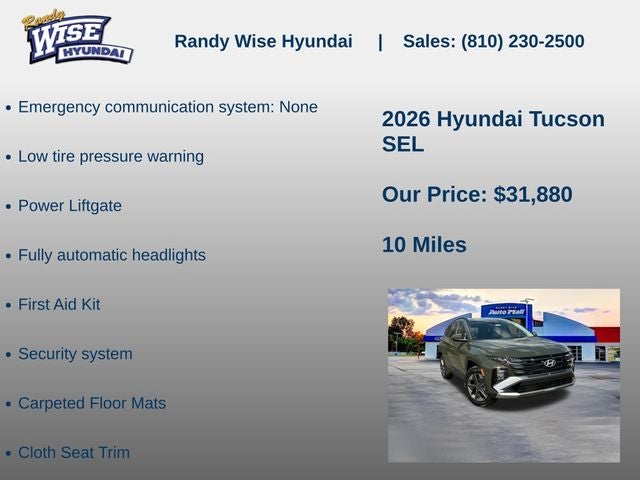 2026 Hyundai Tucson SEL AWD