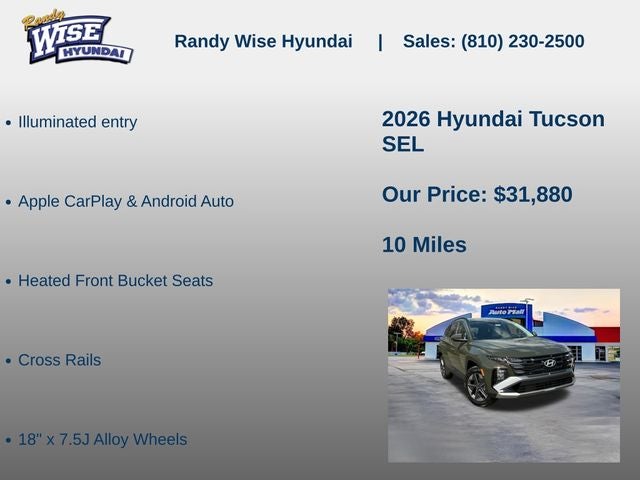 2026 Hyundai Tucson SEL AWD