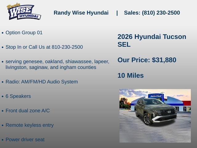 2026 Hyundai Tucson SEL AWD