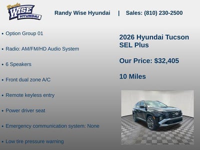 2026 Hyundai Tucson SEL Plus AWD