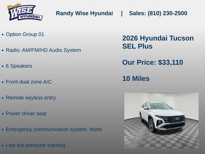 2026 Hyundai Tucson SEL Plus AWD