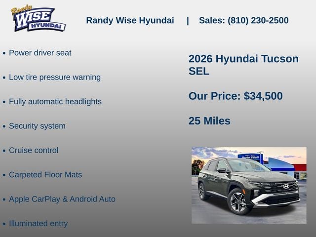 2026 Hyundai Tucson SEL AWD