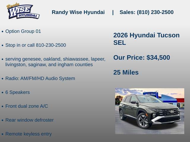 2026 Hyundai Tucson SEL AWD