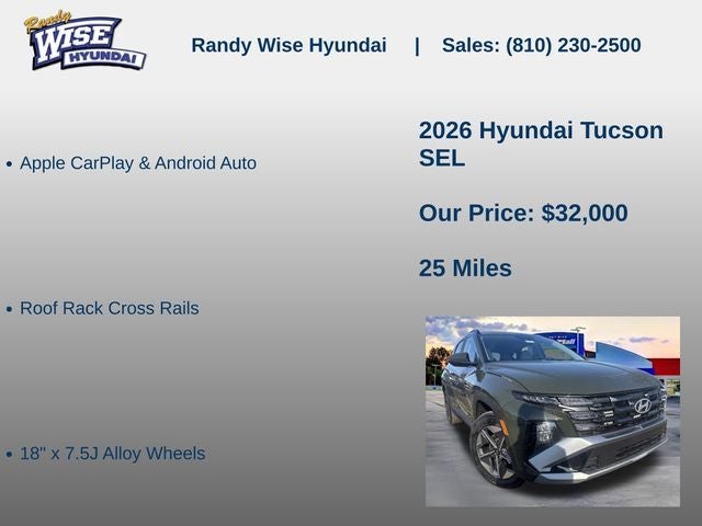 2026 Hyundai Tucson SEL