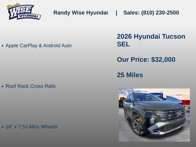 2026 Hyundai Tucson SEL