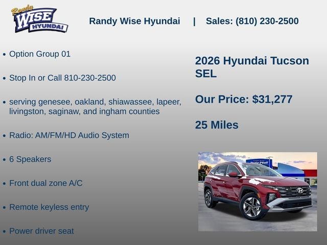 2026 Hyundai Tucson SEL AWD