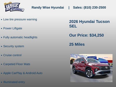 2026 Hyundai Tucson SEL AWD