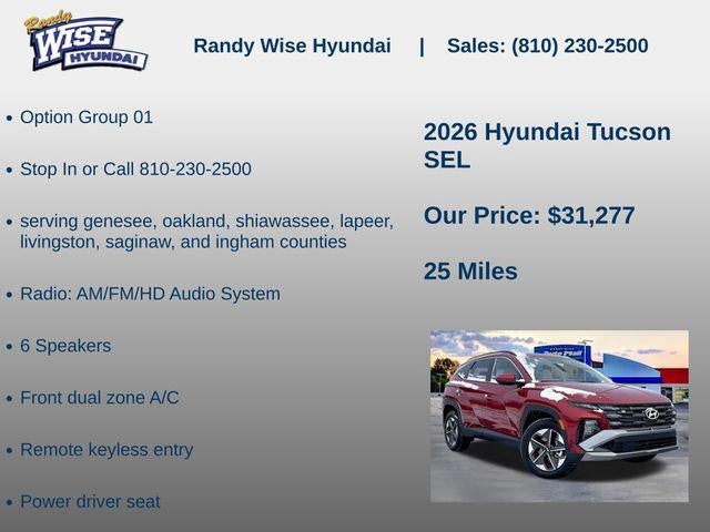 2026 Hyundai Tucson SEL AWD