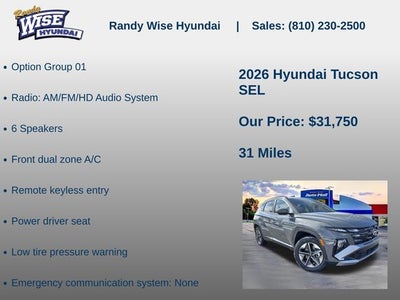 2026 Hyundai Tucson SEL AWD