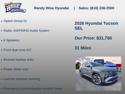 2026 Hyundai Tucson SEL AWD