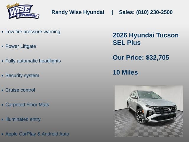2026 Hyundai Tucson SEL Plus AWD