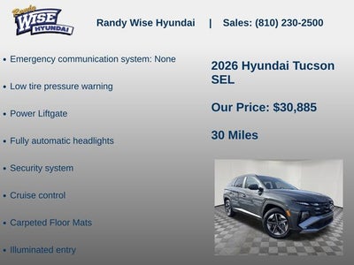 2026 Hyundai Tucson SEL AWD