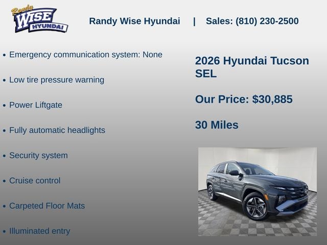 2026 Hyundai Tucson SEL AWD