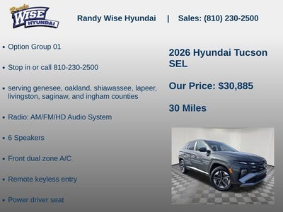 2026 Hyundai Tucson SEL AWD