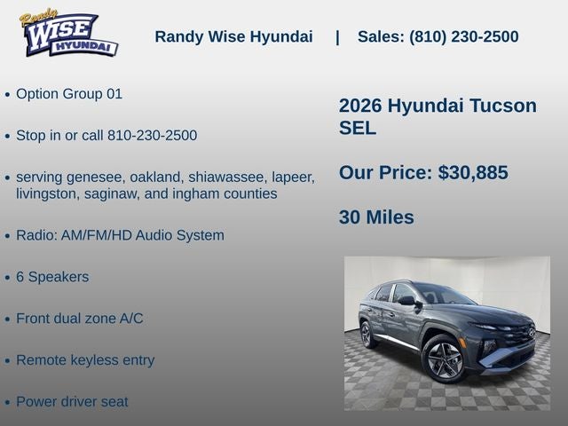 2026 Hyundai Tucson SEL AWD