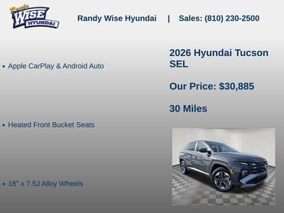 2026 Hyundai Tucson SEL AWD