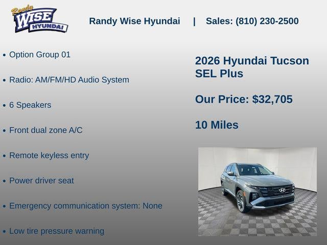 2026 Hyundai Tucson SEL Plus AWD