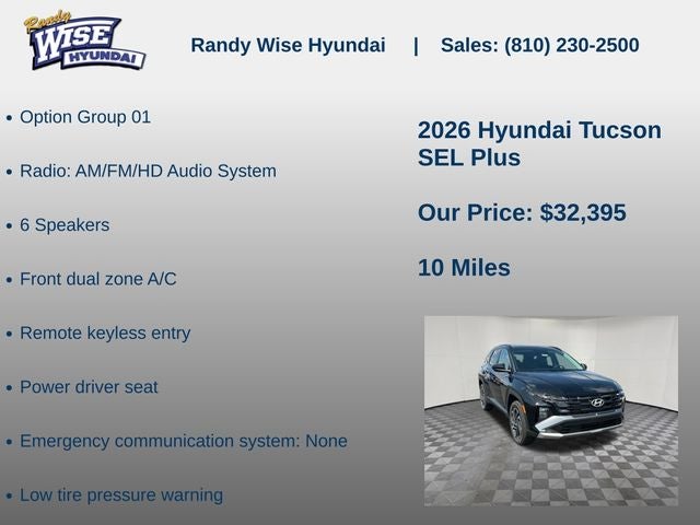 2026 Hyundai Tucson SEL Plus AWD