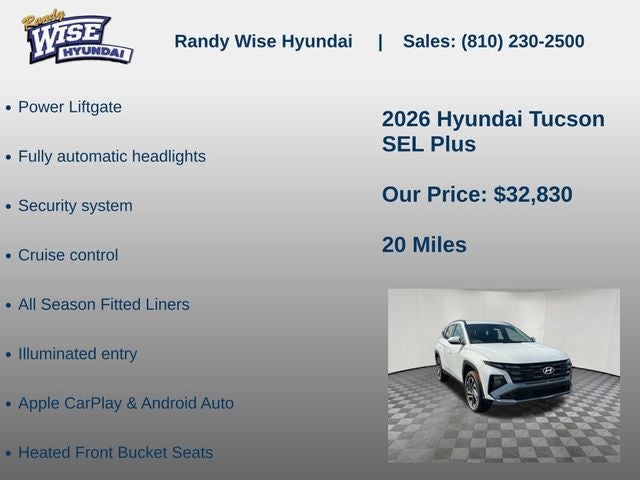 2026 Hyundai Tucson SEL Plus AWD