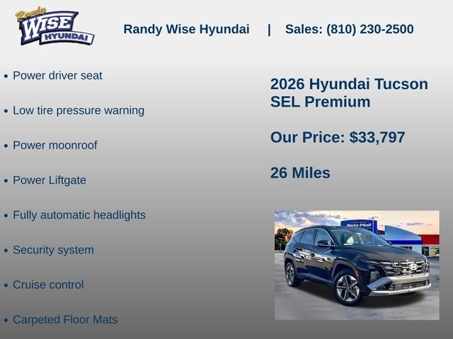 2026 Hyundai Tucson SEL Premium AWD