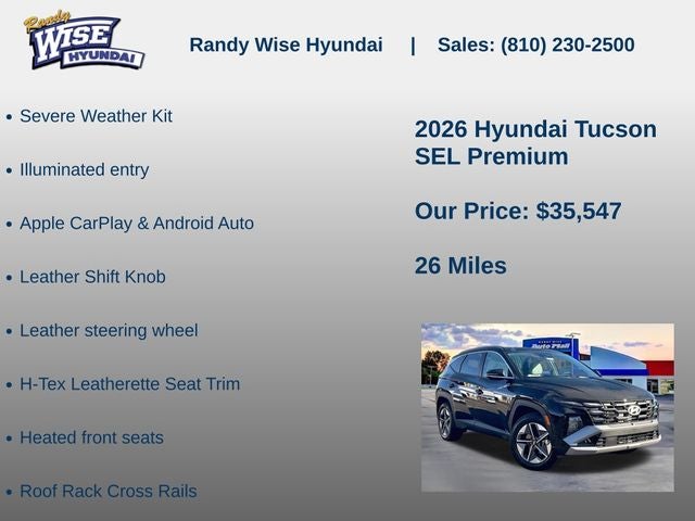 2026 Hyundai Tucson SEL Premium AWD