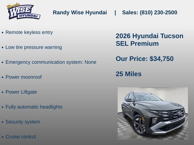 2026 Hyundai Tucson SEL Premium AWD