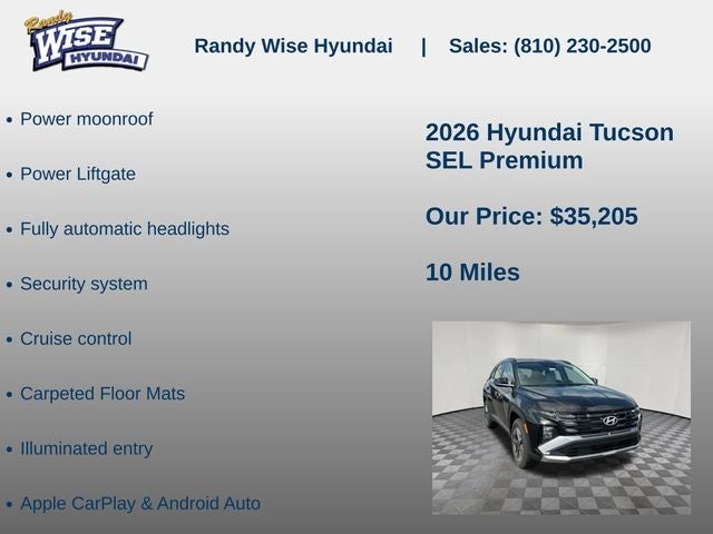 2026 Hyundai Tucson SEL Premium AWD