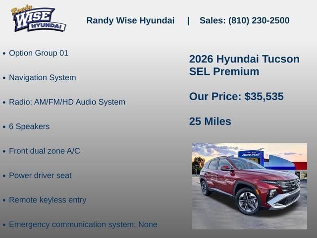 2026 Hyundai Tucson SEL Premium AWD