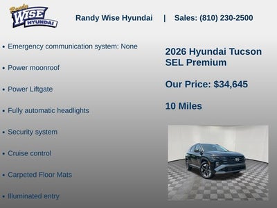 2026 Hyundai Tucson SEL Premium AWD