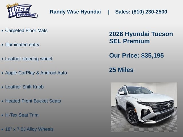 2026 Hyundai Tucson SEL Premium AWD