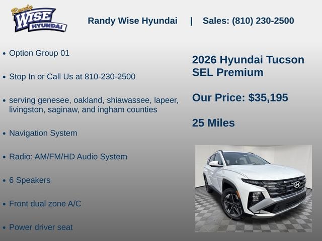 2026 Hyundai Tucson SEL Premium AWD
