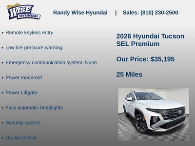 2026 Hyundai Tucson SEL Premium AWD