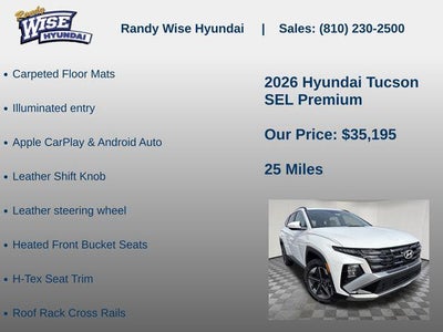 2026 Hyundai Tucson SEL Premium AWD