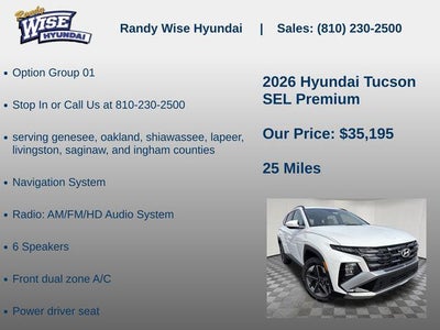 2026 Hyundai Tucson SEL Premium AWD