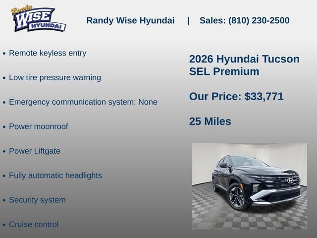 2026 Hyundai Tucson SEL Premium AWD