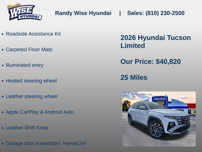 2026 Hyundai Tucson Limited AWD