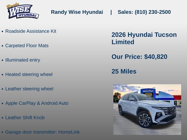 2026 Hyundai Tucson Limited AWD