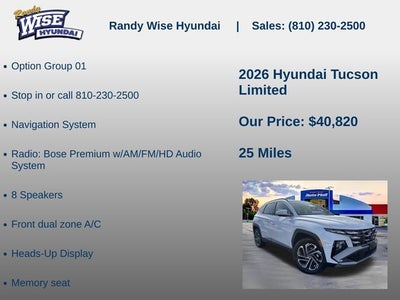 2026 Hyundai Tucson Limited AWD