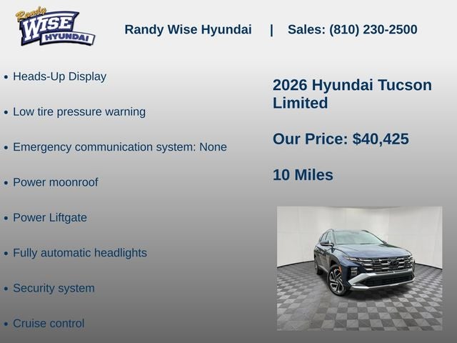 2026 Hyundai Tucson Limited AWD