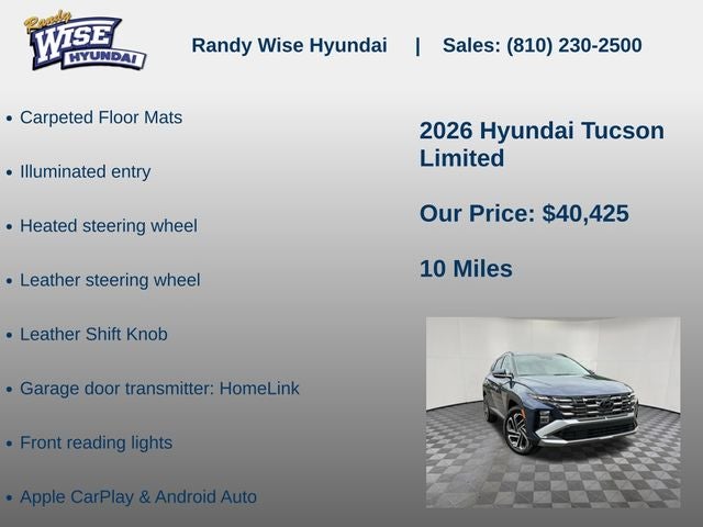 2026 Hyundai Tucson Limited AWD
