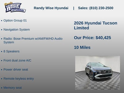 2026 Hyundai Tucson Limited AWD